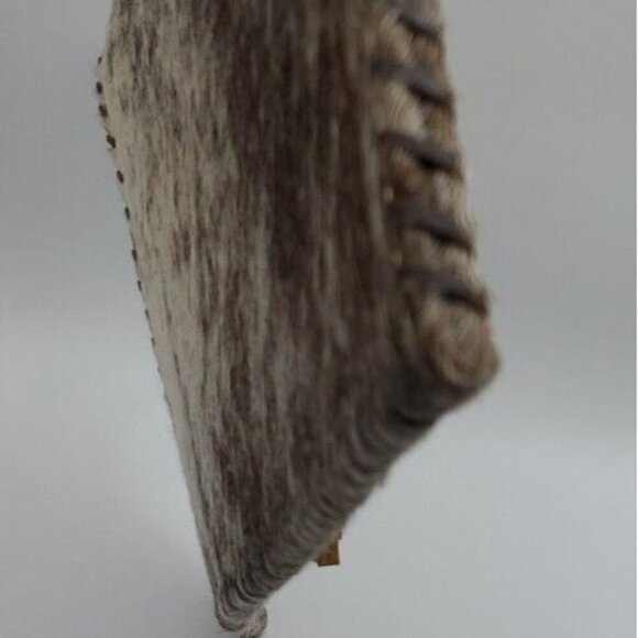 Soul Carrier Illumination Cowhide Suede Leather Clutch Purse with Tassel - Picture 4 of 11